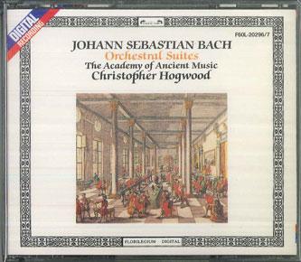 CD BACH, ACADEMY OF ANCIENT MUSIC, CHR - Orchestral Suite -complete: Academy F60L20296 POLYDOR 1988 Japan Classical Used