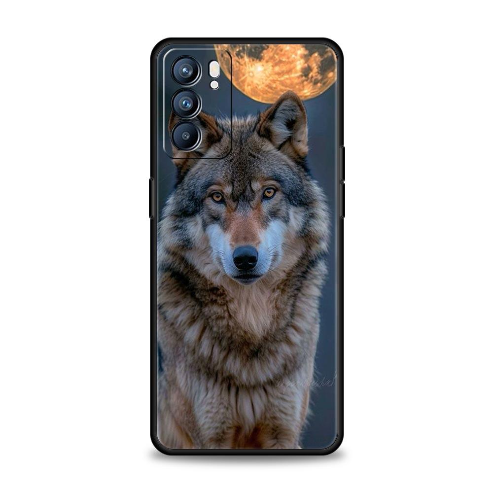 Etui na telefon Zwierzęta Tygrys Wilk Lew Do Oppo A54 A53 A52 A15 A95 A16 A78 A79 A80 A98 4G Find X5 X6 Reno10 12 13 F Pro 5G Pokrowiec