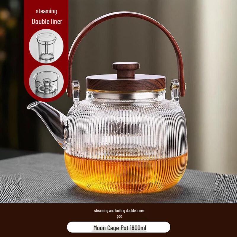 ZISIZ Glass Tea Kettle