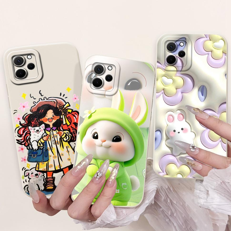 For Huawei Nova Y61 Case Soft Silicone TPU Cute Candy Phone Back Cover Case For Huawei Nova Y 61 62 Y61 Y62 Case NovaY61 Fundas