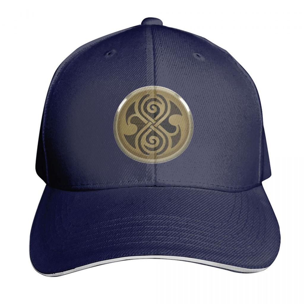 The Seal of Rassilon Gold Silver Baseball Cap Golf Sunhat luxury caps Unique hats Womens Hats For The Sun Unisexs