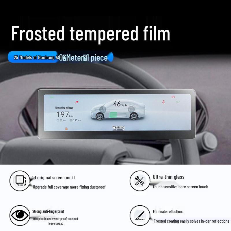 Haopai A800 Tempered Film: Protective Screen & Interior Trim for 25 Models
