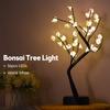 Artificial Cherry Blossom Tree Lights 36 Light Cherry Flower Tree Touch Switch 2 Light Modes Aesthet