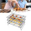 3‑Layer Folding Cooling Rack Baking Tools Cake Stand BBQ Grill Household Supplies