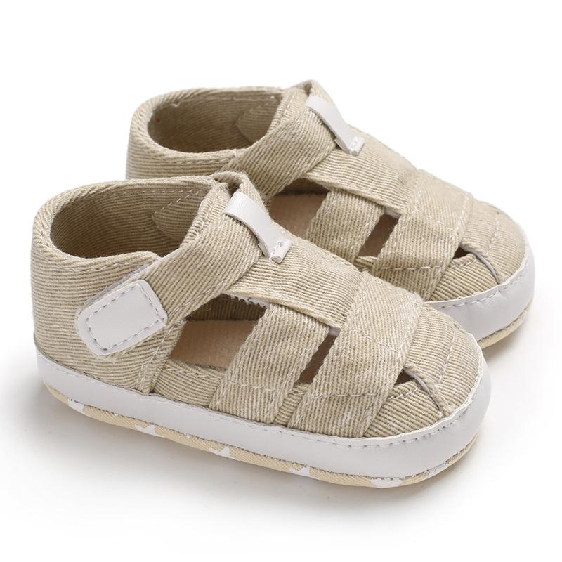 Summer Soft Sole Canvas Sandals for Toddlers (0-1 Year Old)