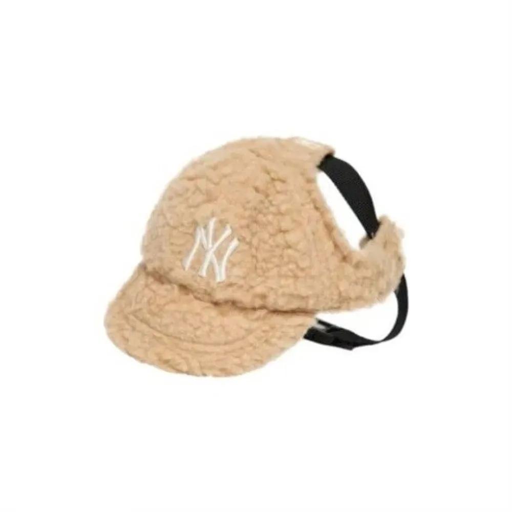 [MLB] Kids  Cap JQT 7APECF114-50SAS Fleece Cap NY Sand XL