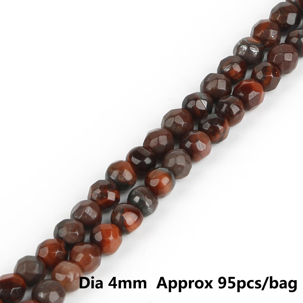 

Граненый каменный шар, натуральный первичный красный тигровый глаз, круглые бусины для изготовления ювелирных изделий, браслет, ожерелье, ножной браслет 4mm 93pcs