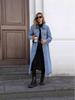 2026 Autumn/Winter Women's Loose Long Denim Jacket