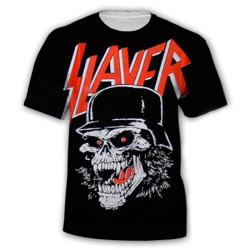 Summer T-Shirts Slayer Rock Band 3D Print Streetwear Men Women Casual Oversized Short Sleeve T Shirt Male Tees Tops Man Clothing