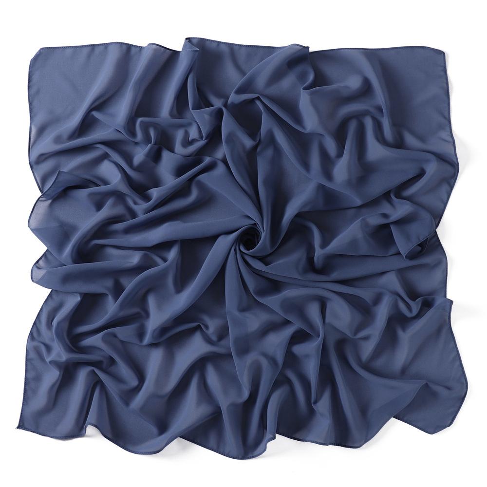 Solid Pearl Chiffon Women Scarf New Summer Girls Sunscreen Thin Scarves Soft Shawl Foulard Viscose Spring Lady Wrap Shawls