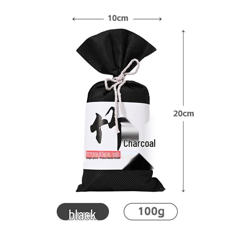 

Bamboo Charcoal Bag for Car Odor & Formaldehyde Removal - 200g Activated Carbon Bag