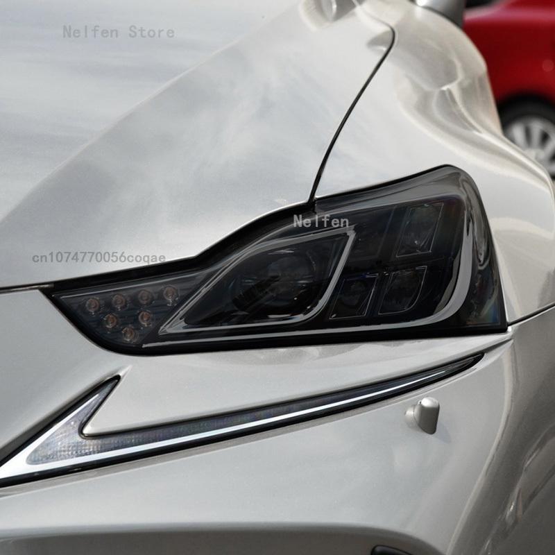 For Lexus IS 2016- Accessories Car Headlight Tint Black Protective Film Transparent TPU Sticker