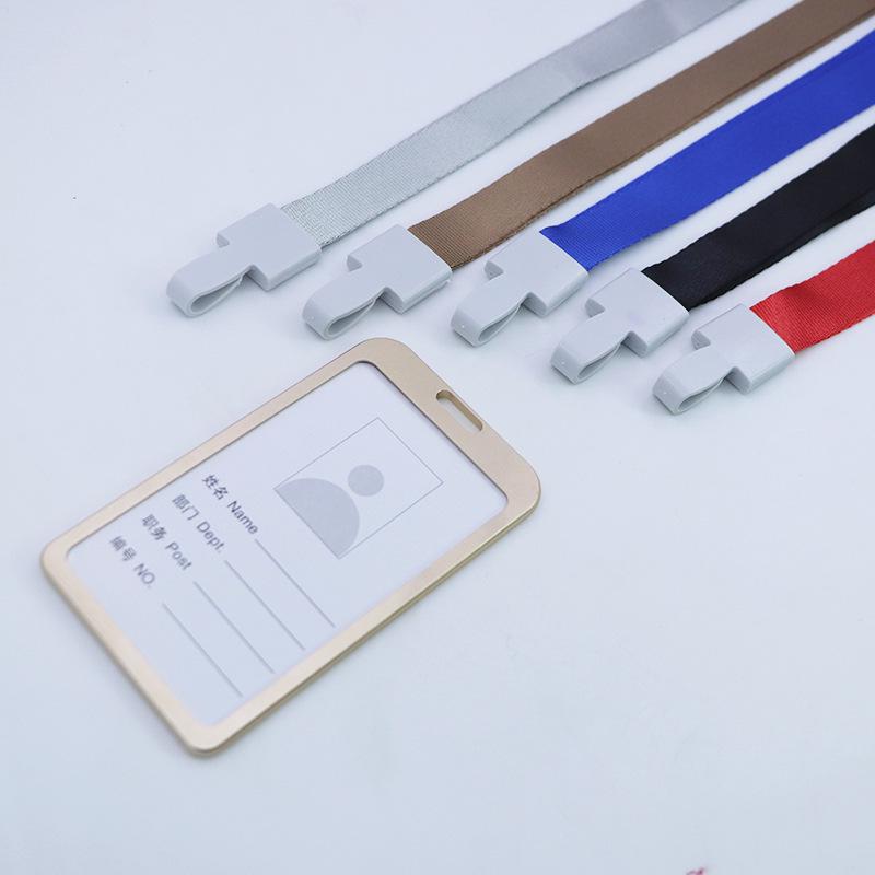 Aluminum Alloy ID Card Holder with Lanyard