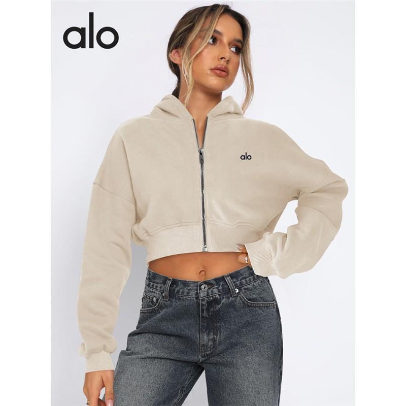 Felpa con cappuccio da yoga foderata in pile da donna, manica lunga, top sportivo, per allenamento invernale, abbigliamento casual