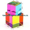 K9 Colorful Crystal Cube Pyramid Prism Desktop Decoration Toy