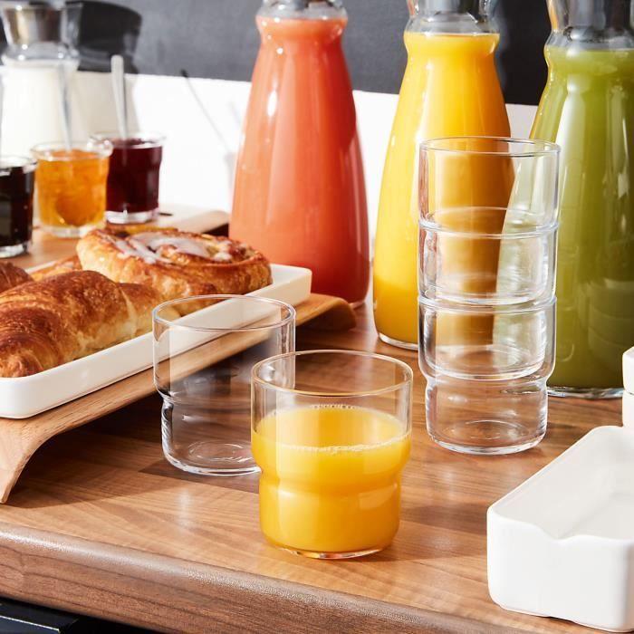 Verre - Arcoroc - Log - 22cl - Verre Trempé - 6 Pièces - Design Scandinave