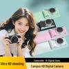 Retro CCD Dual Camera with 8x Optical Zoom - Compact Travel Pocket Digital Camera for Students