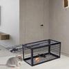 Self-locking Mousetrap Safe Firm Iron Net Household Mouse Catcher Metal Reusable Humane Indoor Outdoor Rat Trap Rat Cage