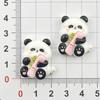 Panda-Themed Resin Jewelry & Hair Accessories: DIY Clips, Buttons, Keychains, Pendants, & Phone Charms