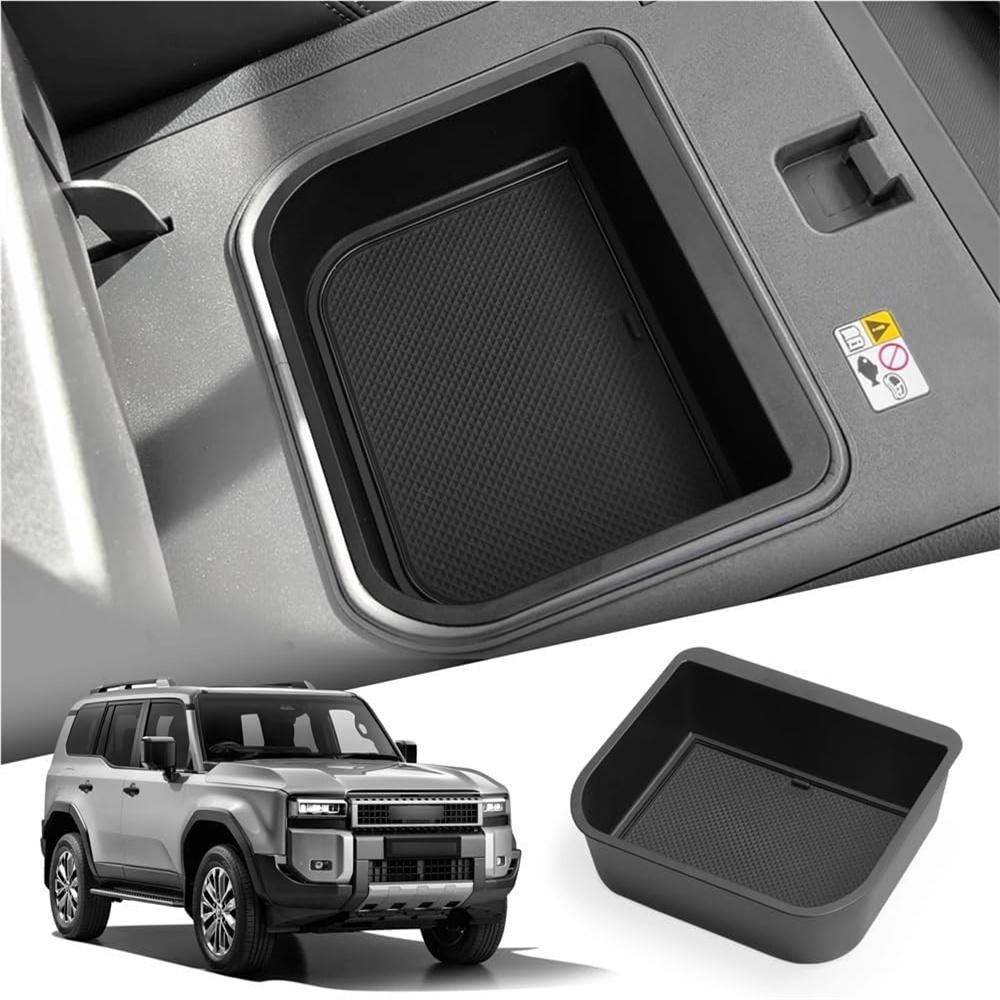 Armrest Storage Box Tray For Toyota Land Cruiser Prado 250 Lexus GX 550 2024-25