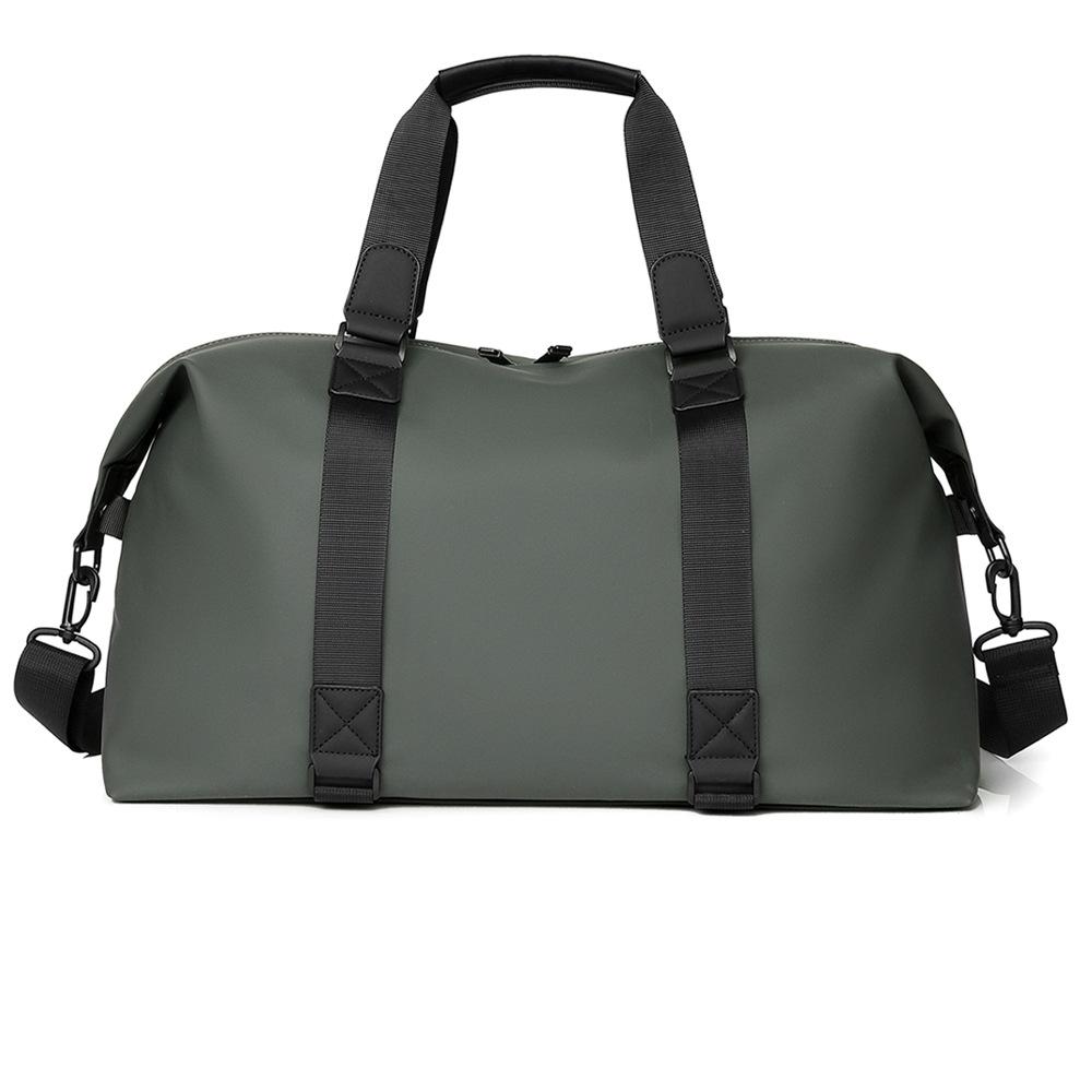 Luggage Bag Large Capacity Sports Gym Bag Handbag Solid Color Texture One-shoulder Duffle Bag Men