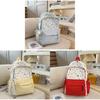 School Backpack For Girls With Oxford Fabric And Butterfly Bow For Teen Study Use