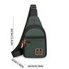 Torby na klatkę piersiową Męska torba crossbody na jedno ramię o dużej pojemności Outdoorowa sportowa rekreacyjna modna mała torba na ramię Plecak męski