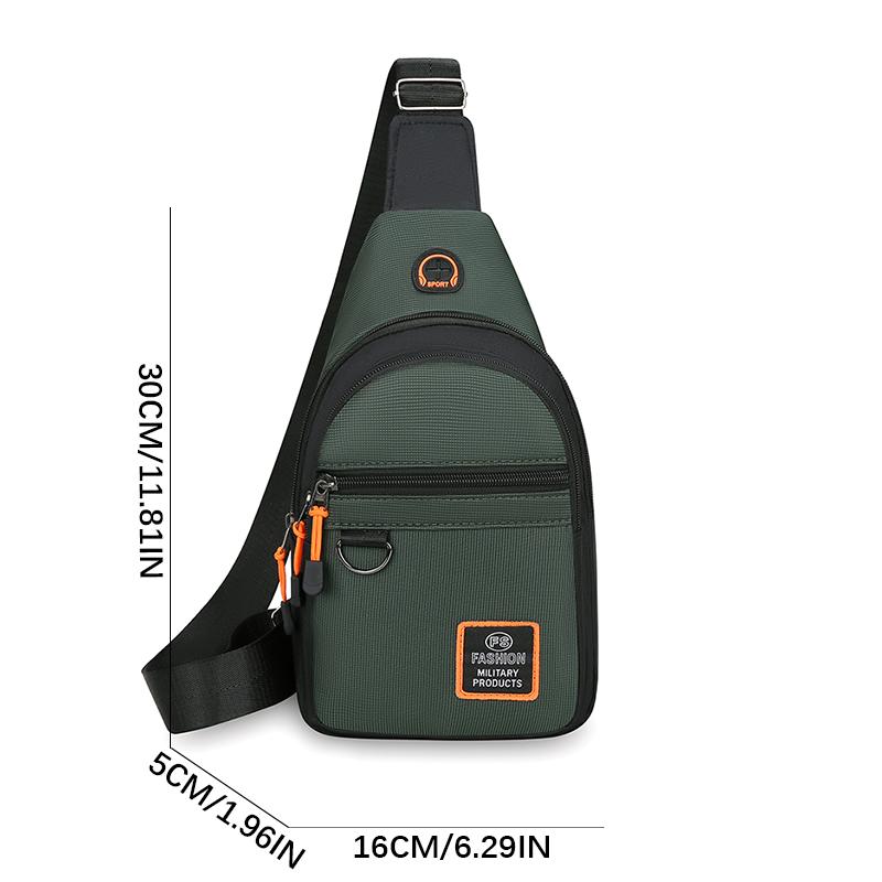 Torby na klatkę piersiową Męska torba crossbody na jedno ramię o dużej pojemności Outdoorowa sportowa rekreacyjna modna mała torba na ramię Plecak męski
