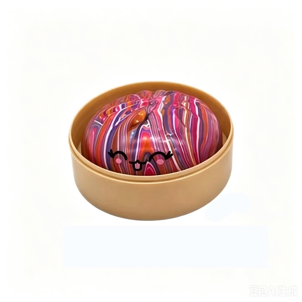 Bun Shaped Toy with Steamer Basket - Cute Toy for Kids, Adults, and Collectors