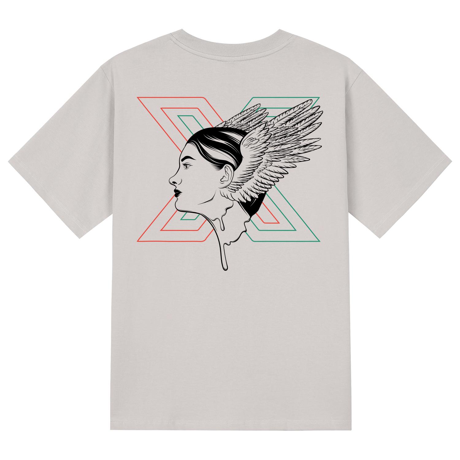 Khan 6312 Ktc0062 Khan Women Short Sleeve T-Shirt - Beige Beige/L