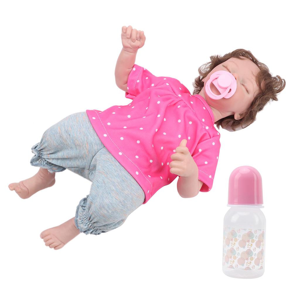 Lifelike Newborn Sweet Baby Reborn Doll Children Role Play Cute Infant Girl Doll Toy 45cm