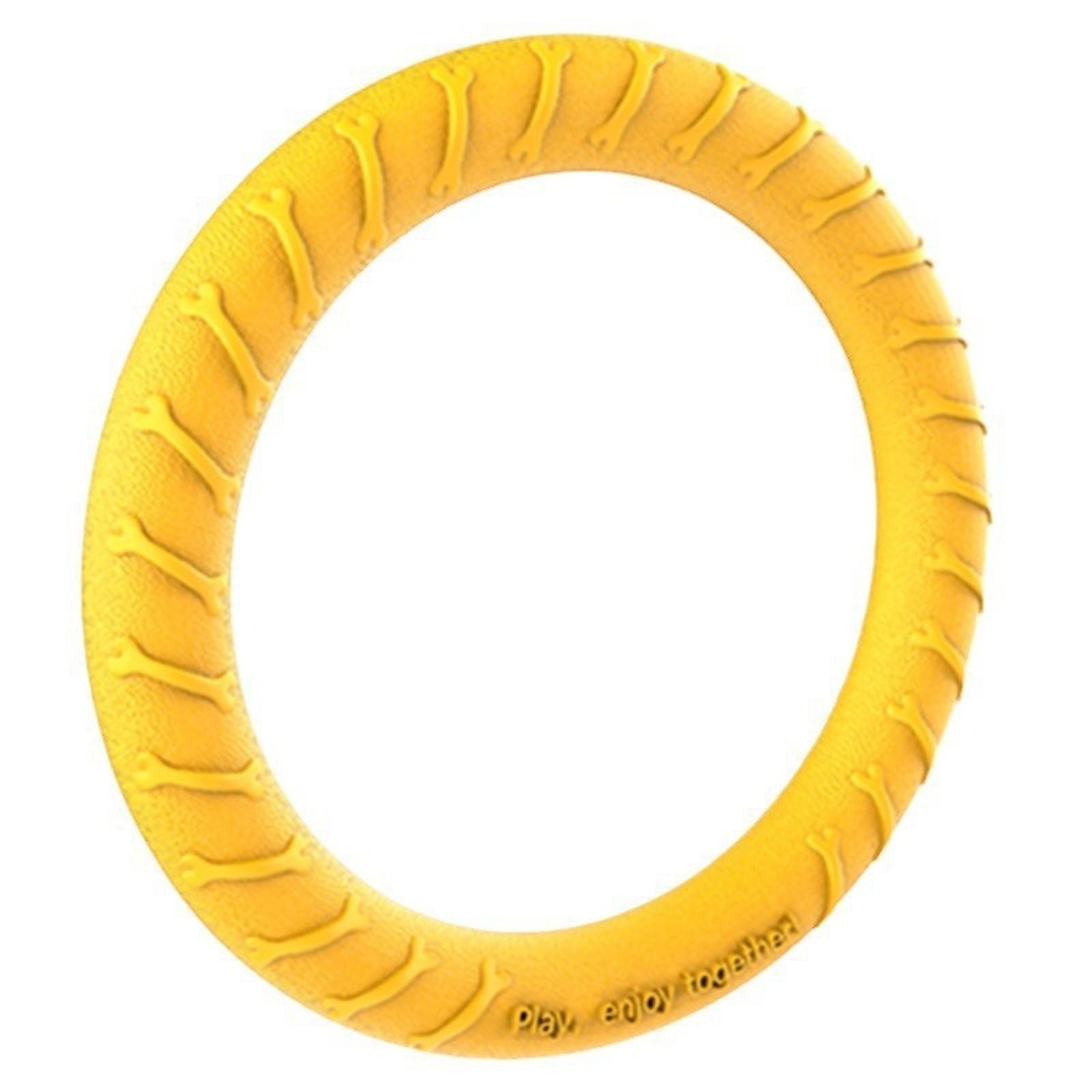 

JONGLYEE Dog Toys for Aggressive Chewers,Flying Ring for Dog Training,Chewing Cathing Form Toys one size жовтий