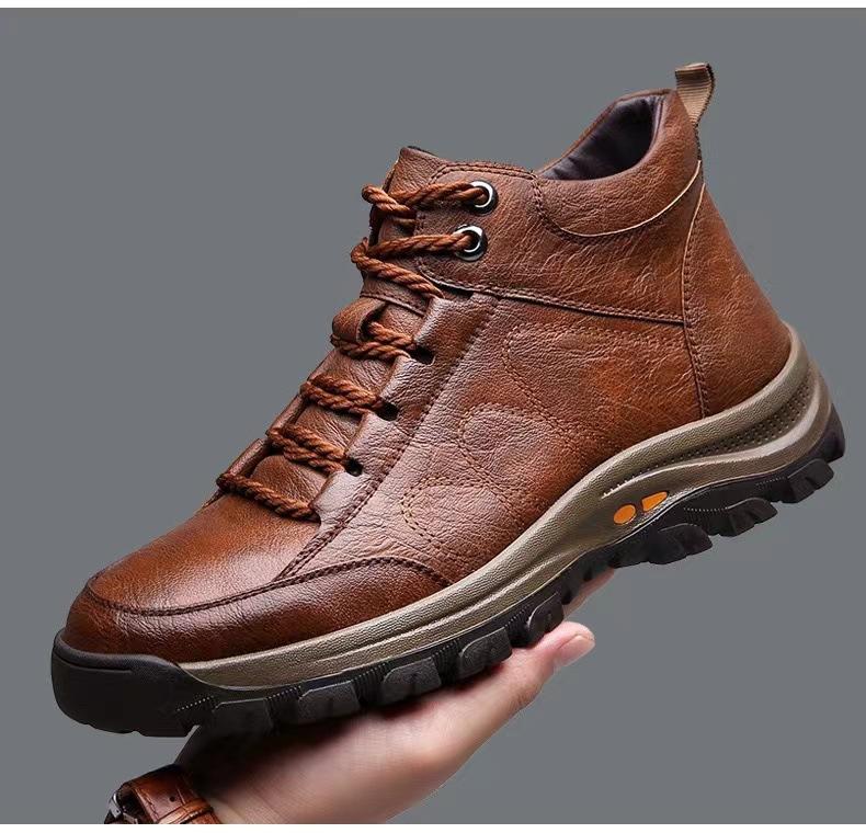 Shoes hiking shoes comfortable and simple sports shoes single cotton cotton shoes thickened warm men's shoes