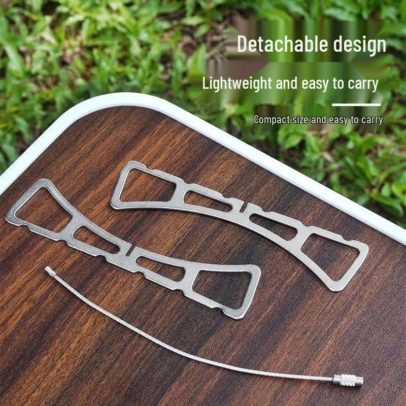 Portable Stainless Steel Steaming Rack for Outdoor Camping and Kitchen Use