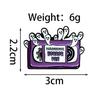 European & American Halloween Cartoon Monster Brooch Set – Creative Ghost Badge for Clothing & Hat Decoration
