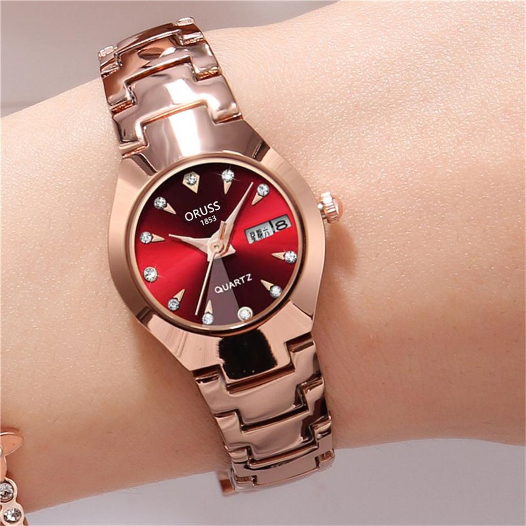 Watch Female Student Steel Belt Trend Simple Fashion Waterproof Casual Women'S Watch Personalized Quartz Watch Women'S Watch
