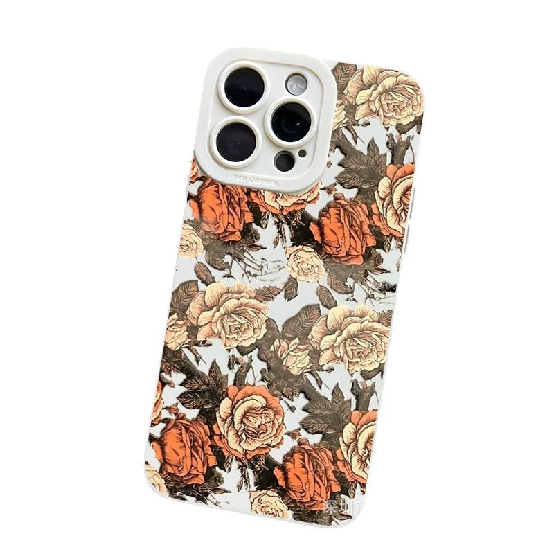 Vintage Rose for iPhone 15 Case iPhone 12Promax Case 14/13/11/XSMAX Pupil Eye 16