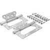 Kraftmann 80909 | Hinge Set | Stainless Steel | for Mountings