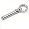 With Ring Eye Screws Silver Ring Expansion Screws  Wire Pipe Clamp