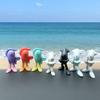 Japan Octopus Man Figurine Colorful Squid Person Mini Animal Plaything Collectible Gashapon Action Figure Model Toys