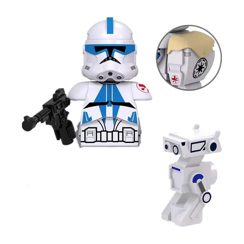 MOC Militärsoldaten Mini Anime Action-Figuren Waffen Roboter Mecha Bausteine Ziegel DIY Spielzeug für Kinder Geschenk