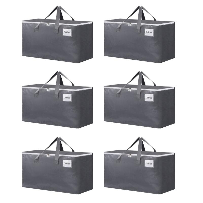 6Pcs Oversized Moving Bags with Handles