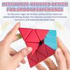 Solid Color Pyramid Magic Cube 3x3 Triangle Magic Cube Professional Speed Magic Cube Educational Toys for Children Gifts