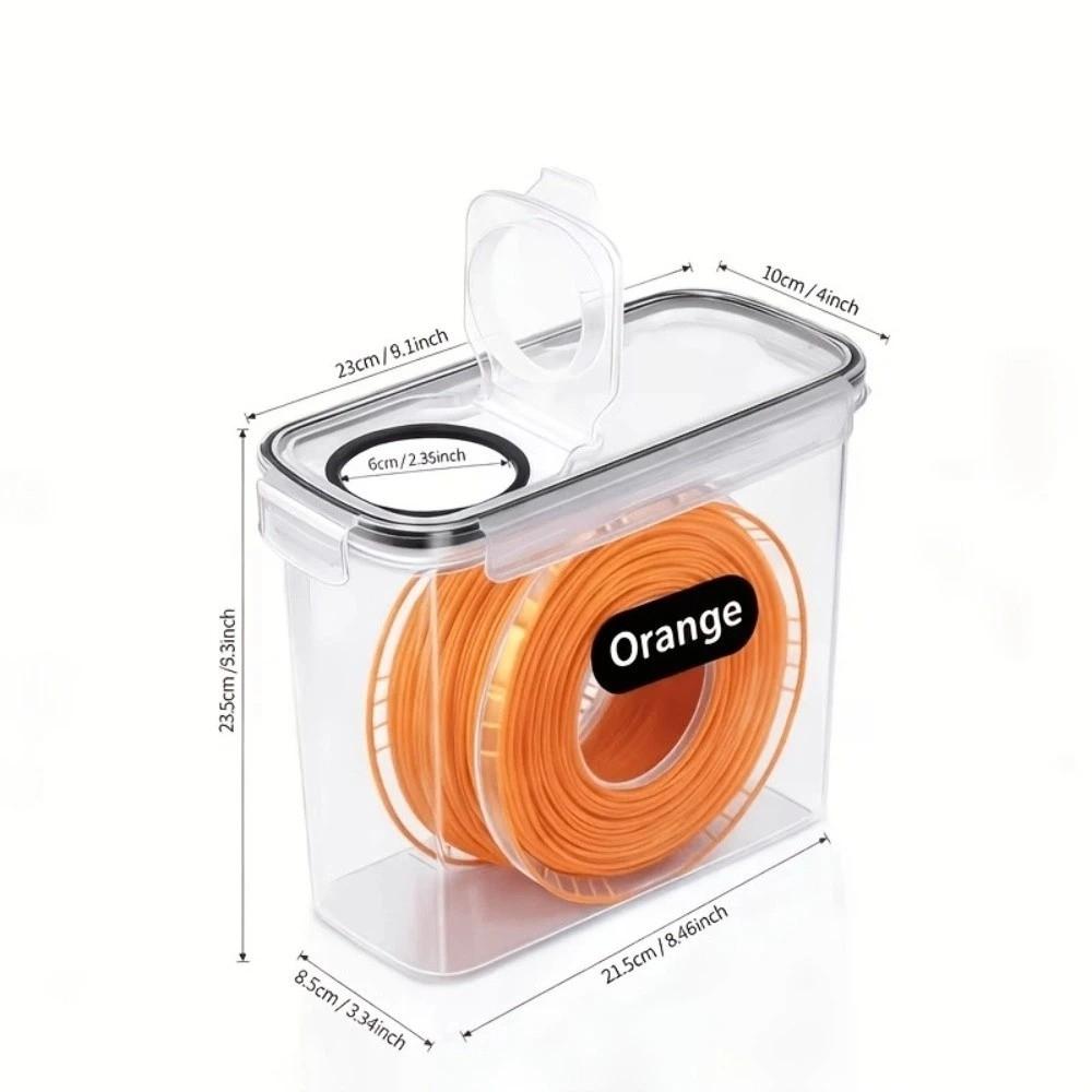 Transparent 3D Printing Filament Container Airtight Filament Dry Box  Sealing 1pc
