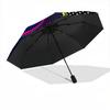 1pc Colorful Spiral Automatic Folding Umbrella - 8-Rib Compact Travel Umbrella Durable & Portable for Outdoor Use, Perfect Gift107