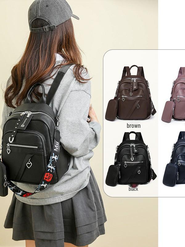 Women's Large Capacity High-End Backpack for Travel, Commute, and Casual Use