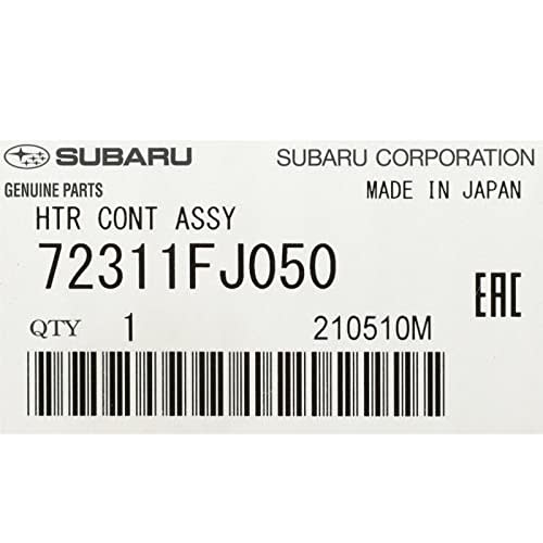 Subaru Temperature Control Panel - 72311FJ050