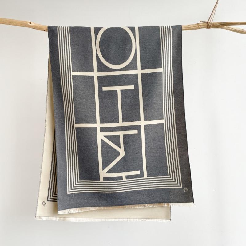 Imitation cashmere autumn and winter thickened scarf versatile extended plain weave fashion air conditioner shawl warm decorative scarf