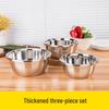 5-Piece Stainless Steel Kitchen Bowl & Colander Set