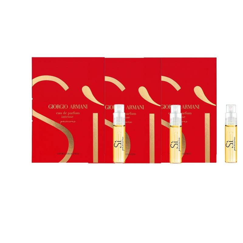 Armani Beloved пробник Si Passione Intense женский парфюм пробник EDP 1,2 мл*3 коричневый